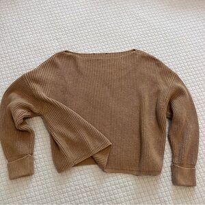Cropped Tan sweater